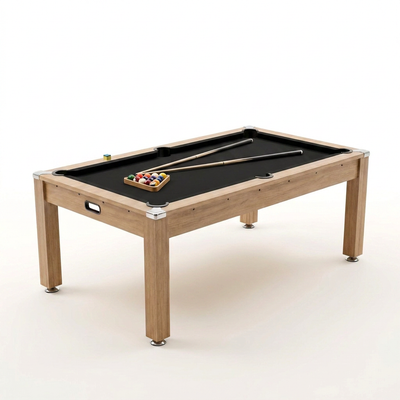 Multi Game Table Built for Versatile Entertainment, Pool Dining Table Tennis, 7 Ft Size, Full Accessories