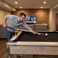 Multi Game Table Built for Versatile Entertainment, Pool Dining Table Tennis, 7 Ft Size, Full Accessories — Lifestyle